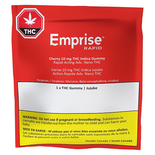Emprise Rapid - Cherry 10 Thc Indica Gummy image 2