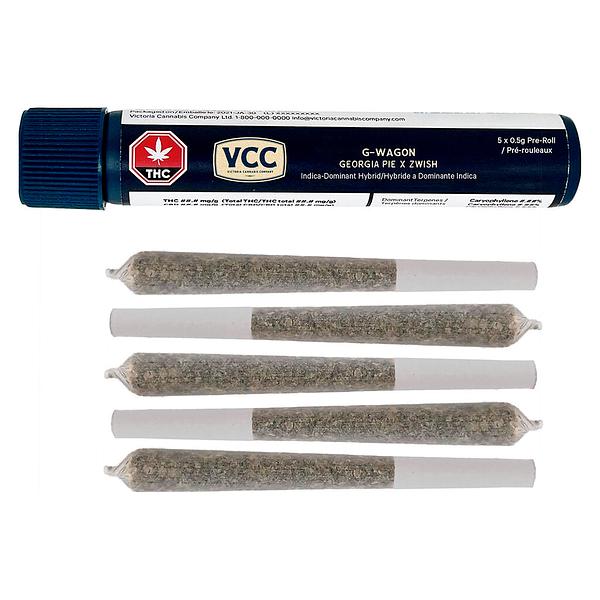 Victoria Cannabis Company - G-WAGON Pre-Rolls image 5