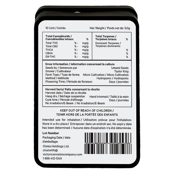 Victoria Cannabis Company - G-WAGON Pre-Rolls image 7