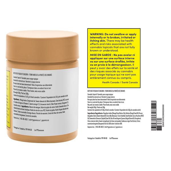 Jublee Skin - Extra Strenght CBD Body Butter Sweet Citrus image 3