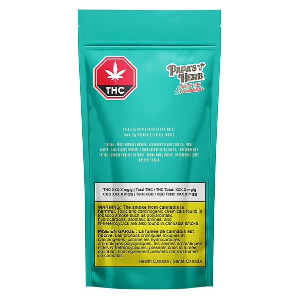 Papa's Herb - Lil Papa's - Triple Infused Smoke the Strainbow Pack image 2