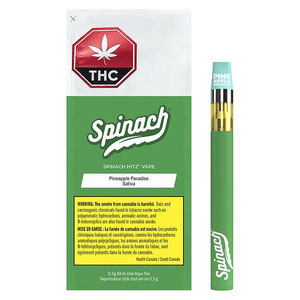 Spinach - Hitz All-in-One Vape - Pineapple Paradise image 4