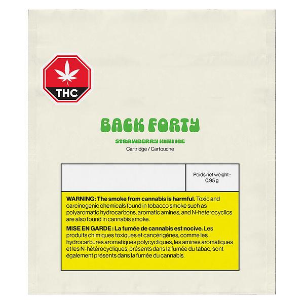Back Forty - Strawberry Kiwi Ice 510 Thread Cartridge image 2