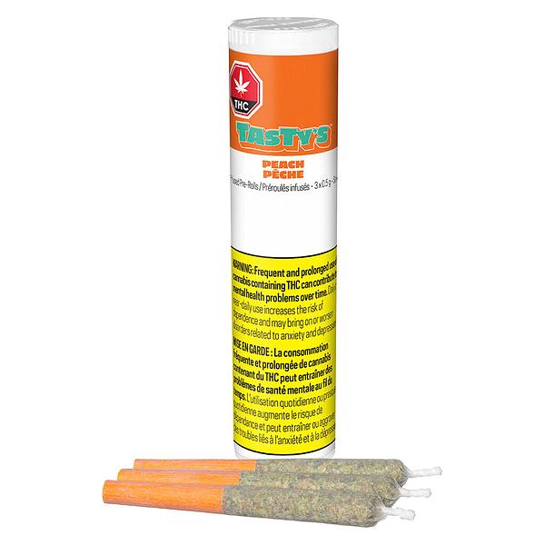 Tasty's - Peach Infused Pre Roll image 4