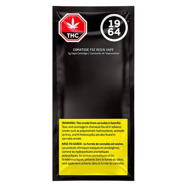 1964 - Comatose Live Resin 510 Thread Cartridge  image 2