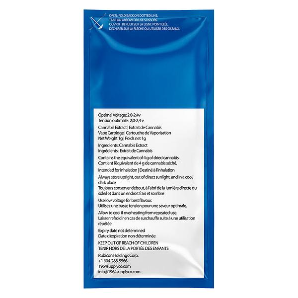 1964 - Blue Dream Fse Resin 510 Thread Cartridge image 3