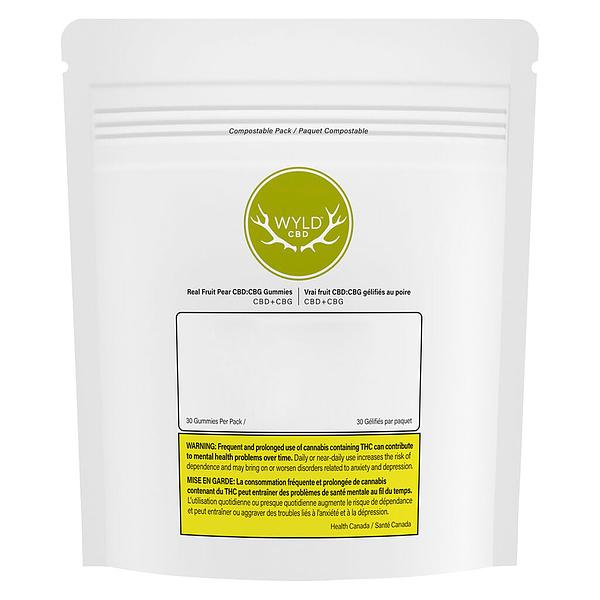 Wyld CBD - Real Fruit Pear CBD:CBG image 2