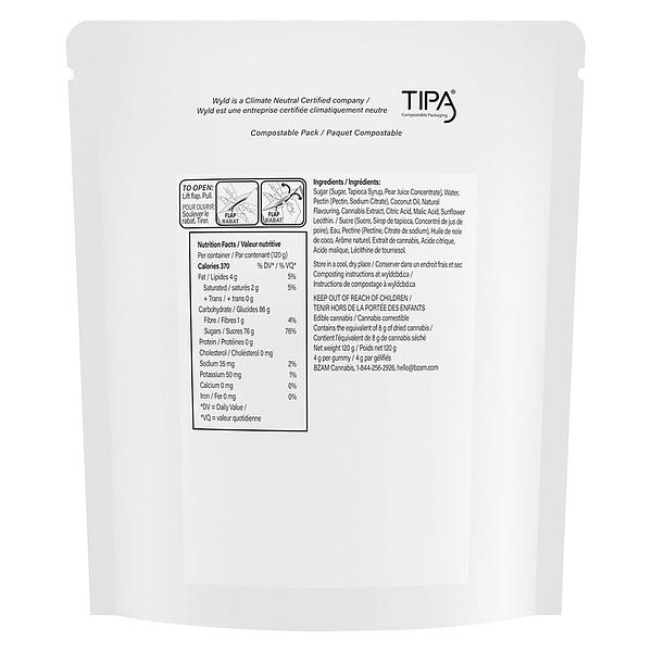 Wyld CBD - Real Fruit Pear CBD:CBG image 3