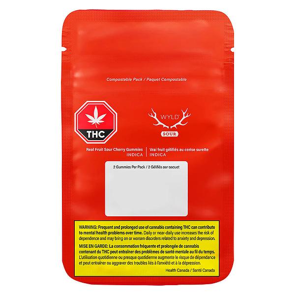 Wyld - Real Fruit Sour Cherry Soft Chews image 2