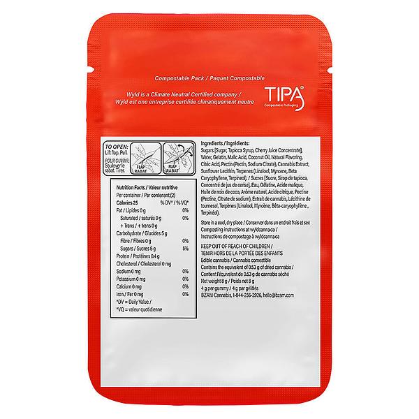 Wyld - Real Fruit Sour Cherry Soft Chews image 3