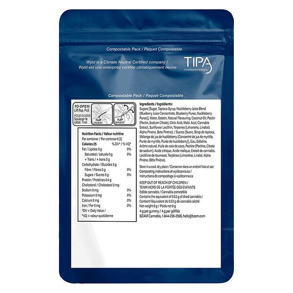 Wyld - Real Fruit Huckleberry Soft Chews image 3