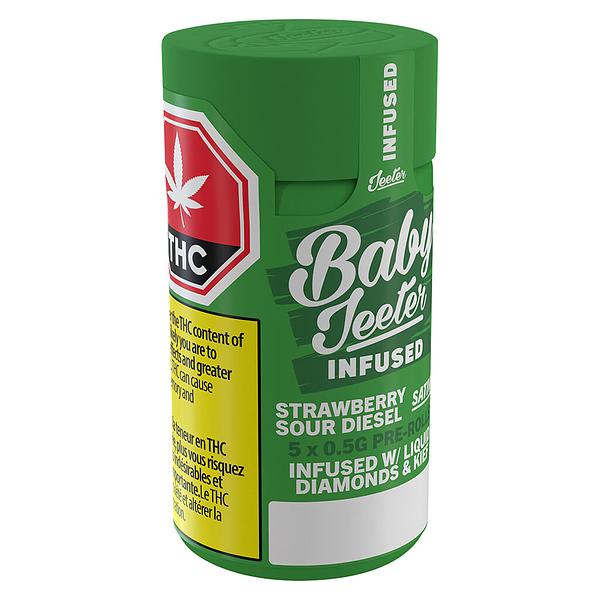 Jeeter - Baby Jeeter Infused Strawberry Sour Diesel Pre-Roll image 2