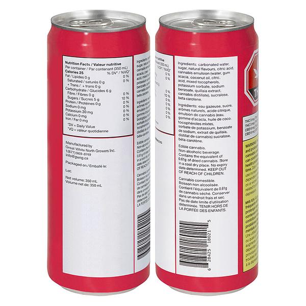 Green Monke - Mango Guava Sparkling Soda image 2