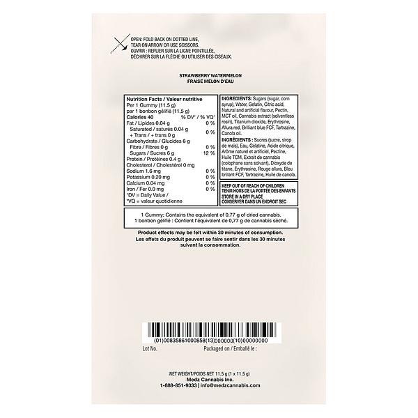 Glenn's - Strawberry Watermelon Hash Rosin Gummies image 3