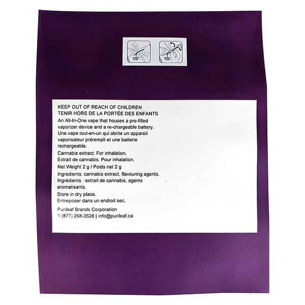 TYTAN Mega Effects - 3:2 THC:CBN Chill AIO - Grape Galaxy image 3