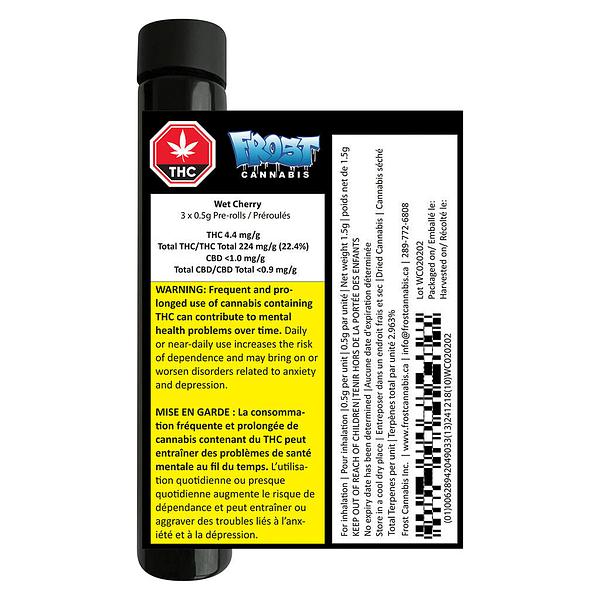 Frost Cannabis - Wet Cherry Pre-Roll image 3
