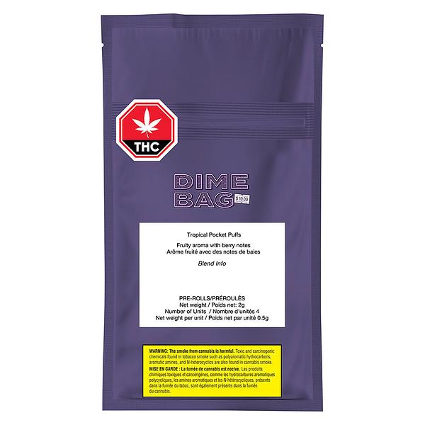 Dime Bag - Tropical Pocket Puffs Pre Roll image 2