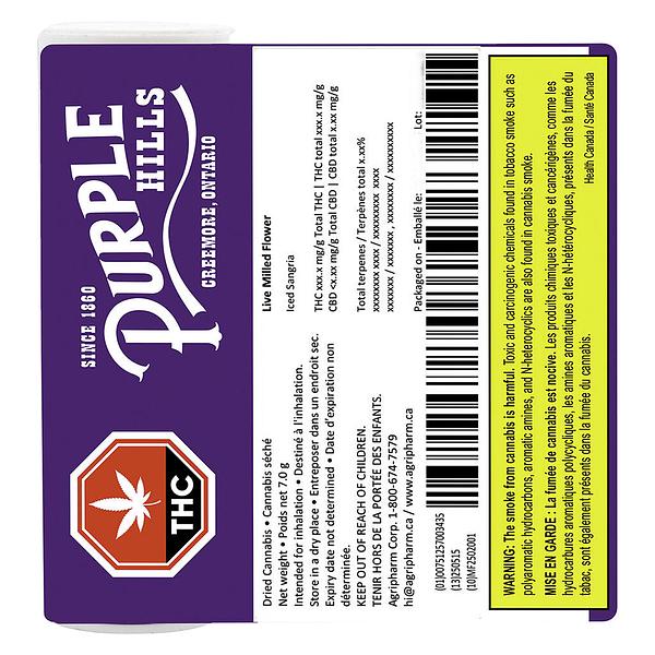 Purple Hills - Live Milled Flower – Iced Sangria image 3