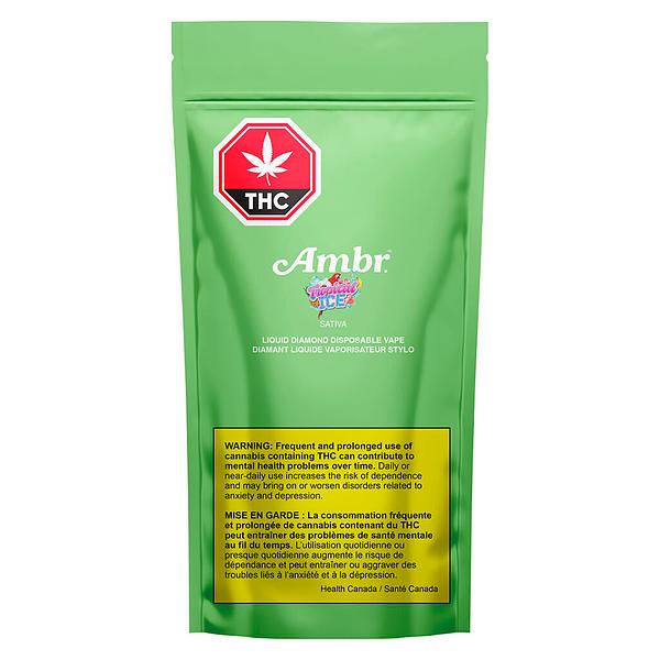 AMBR - Sativa Tropical Ice Liquid Diamond Disposable Vape image 2