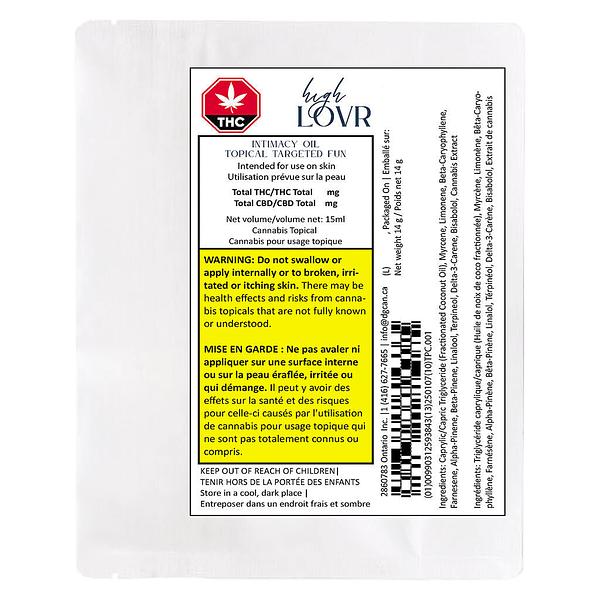 high LOVR - Intimacy Oil – Topical Targeted Fun image 2