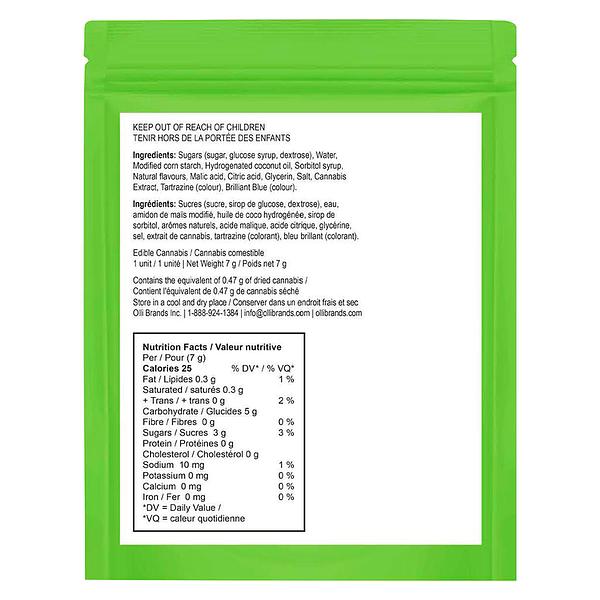 Olli Trippers - Green Watermelon 1:1:1: THCV/CBG/THC image 3