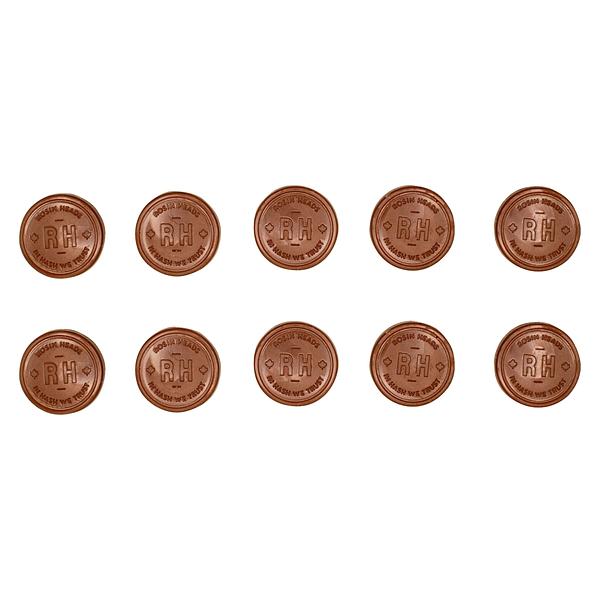 Rosin Heads - Milk Chocolate Hash Rosin Coin image 1