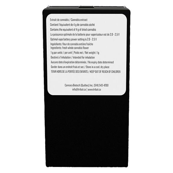 Tribal - Porto Leche Live Resin 510 Thread Cartridge image 3