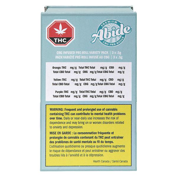 Abide - CBG Infused Pre-Roll Variety Pack image 2
