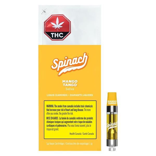 Spinach - Mango Tango Liquid Diamonds 510 Thread Cartridge image 4