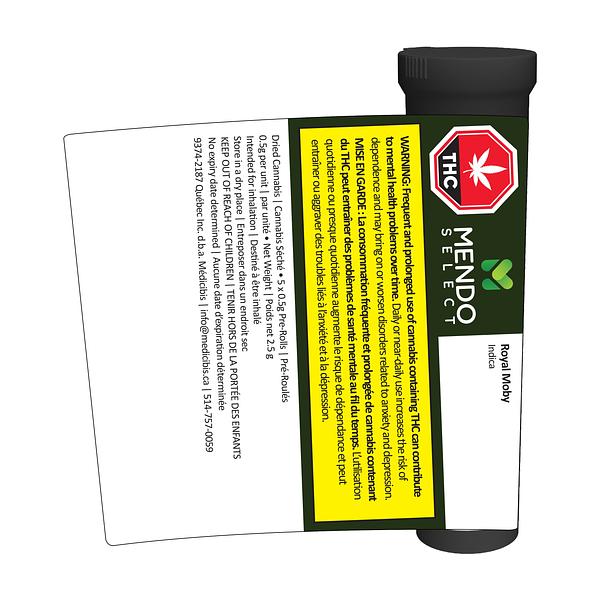 Mendo Select - Royal Moby Pre-Roll image 3
