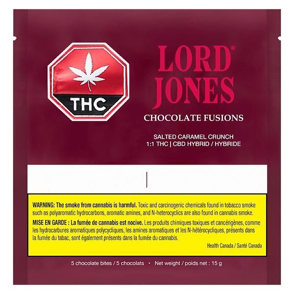 Lord Jones - Chocolate Fusions - Salted Caramel Crunch: 1:1 THC CBD image 2