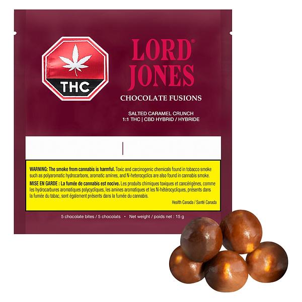 Lord Jones - Chocolate Fusions - Salted Caramel Crunch: 1:1 THC CBD image 4