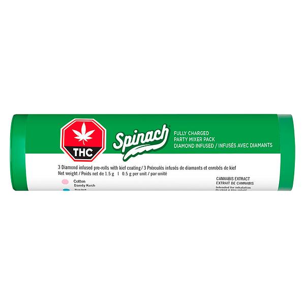 Spinach - Fully Charged Party Pack Infused Pre-Roll Multi-pack image 2