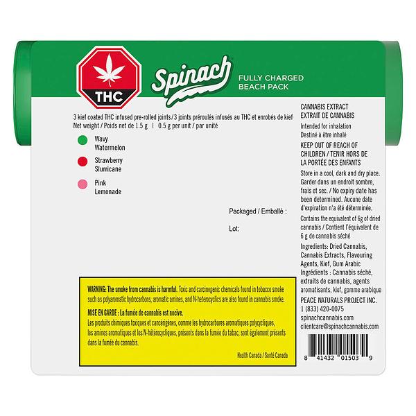 Spinach - Fully Charged Tropical Pack Infused Pre-roll Multi-pack image 3