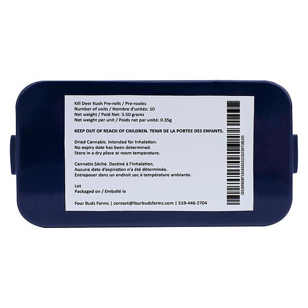 Four Buds Farms - Kill Deer Kush Pre-Roll image 3