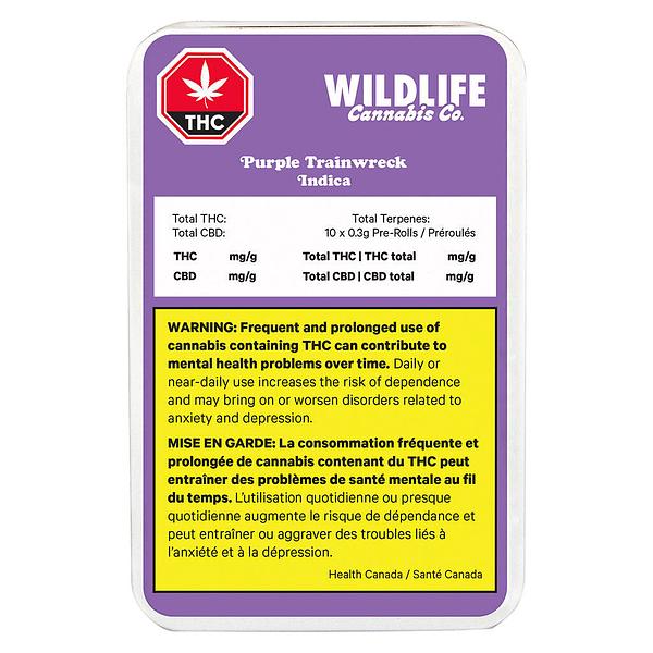 Wildlife Cannabis Co. - Purple Trainwreck Pre-Roll image 2
