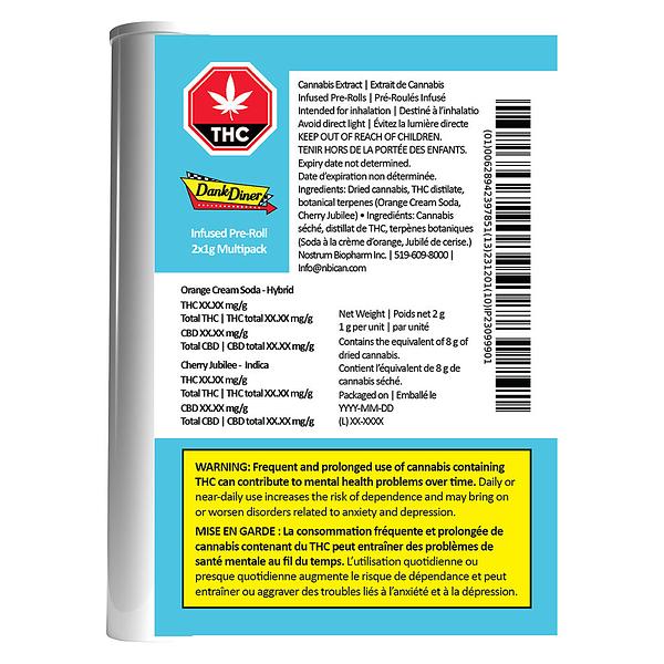 Dank Diner - Infused Multi Strain Pre-roll Pack image 3