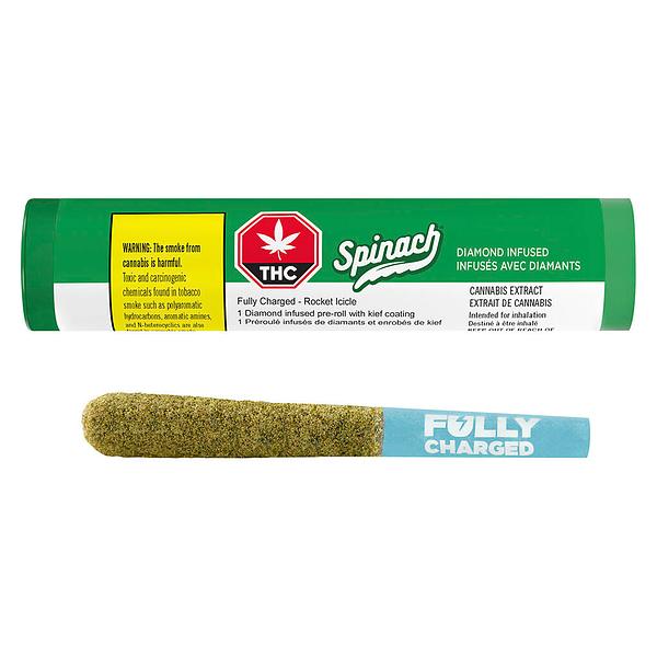 Spinach - Fully Charged Rocket Icicle Infused Pre-Roll image 8
