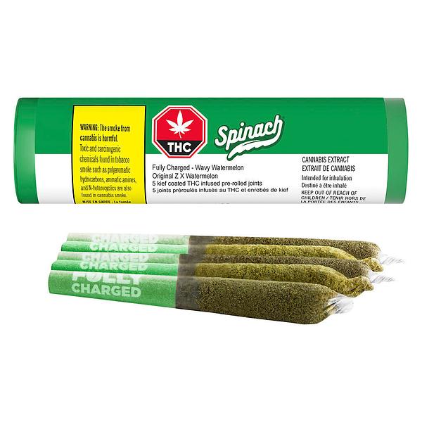 Spinach - Fully Charged Wavy Watermelon Infused Pre-Roll image 4