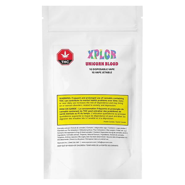 XPLOR - Unicorn Blood Disposable Vape image 2