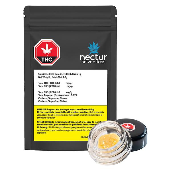 Nectur Solventless - Slurricane Cold Cured Live Hash Rosin image 4