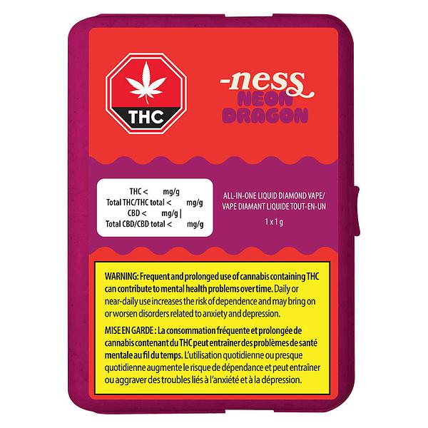 -ness - Neon Dragon Liquid Diamonds AIO Vape image 2