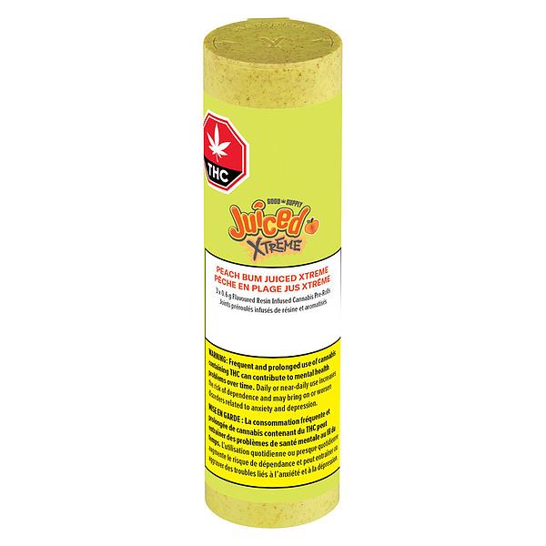 Good Supply Juiced - Juiced Xtreme Peach Bum Resin Infused Pre-Roll image 2
