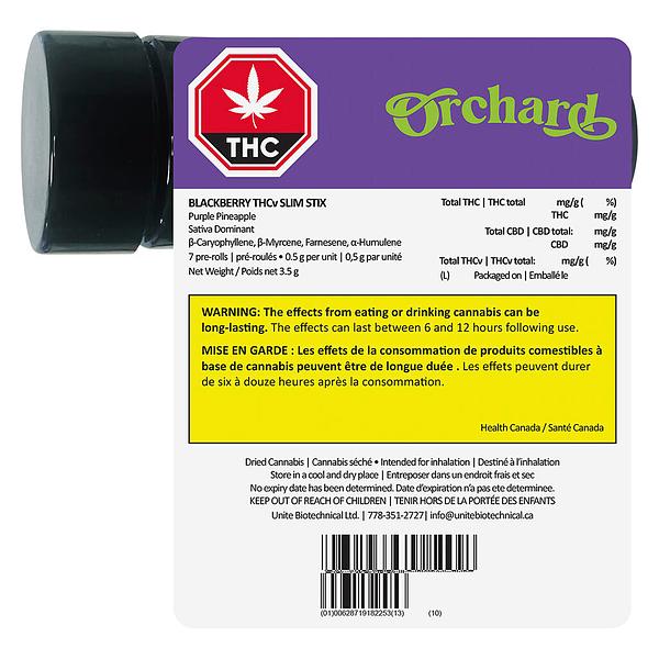 Orchard - Blackberry THCV Slim Stix Pre-Roll image 3