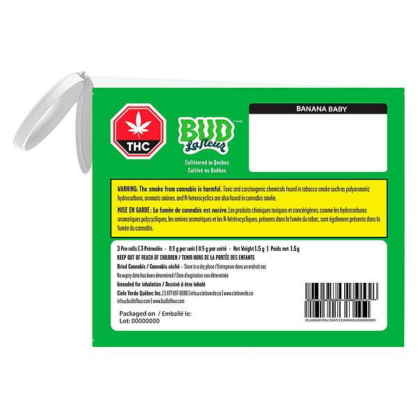 Bud Lafleur - Banana Baby Pre-Roll image 3