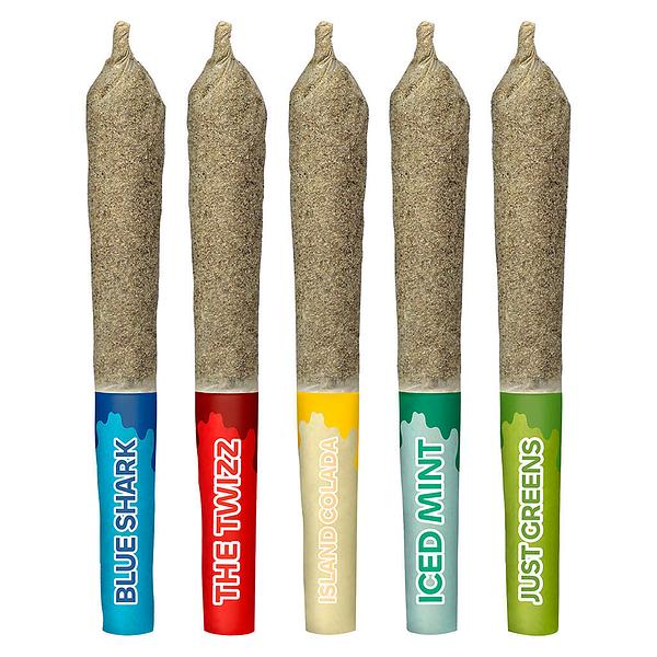 Sticky Greens - Five Of Diamonds Liquid Diamond Double Infused Pre Roll image 1