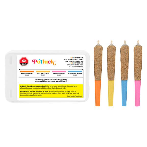 Potluck - Tropical x Burst Collection Variety Infused Pre-Roll image 4