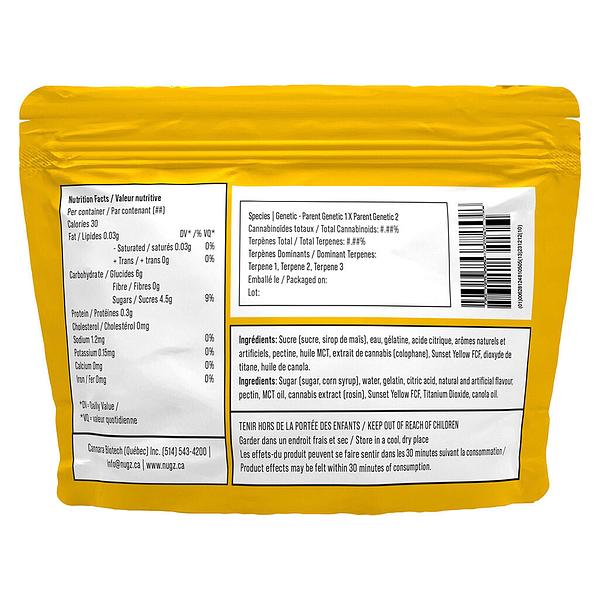 Nugz Munchies - Terple Rosinaut Hash Rosin Gummy image 3