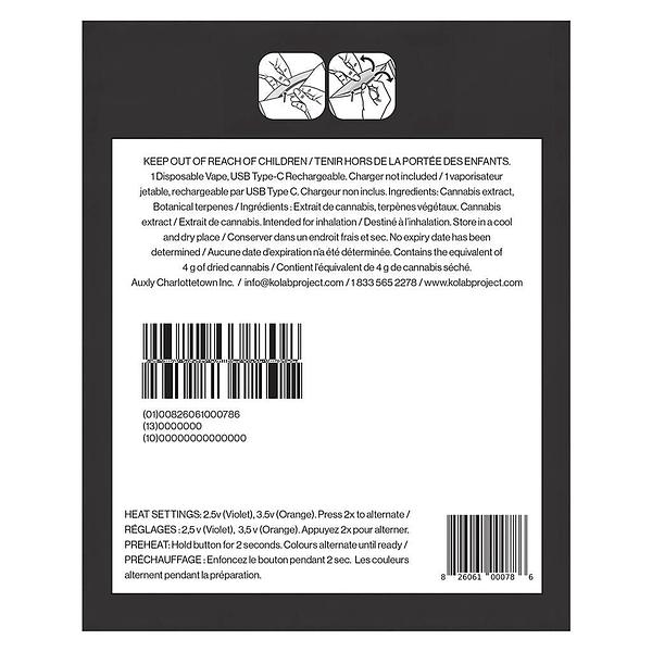 Kolab Project - Purple Diesel Diamonds AIO Vape image 3