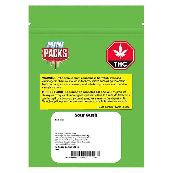 Mini Packs - Sour Gush Disposable Vape image 2